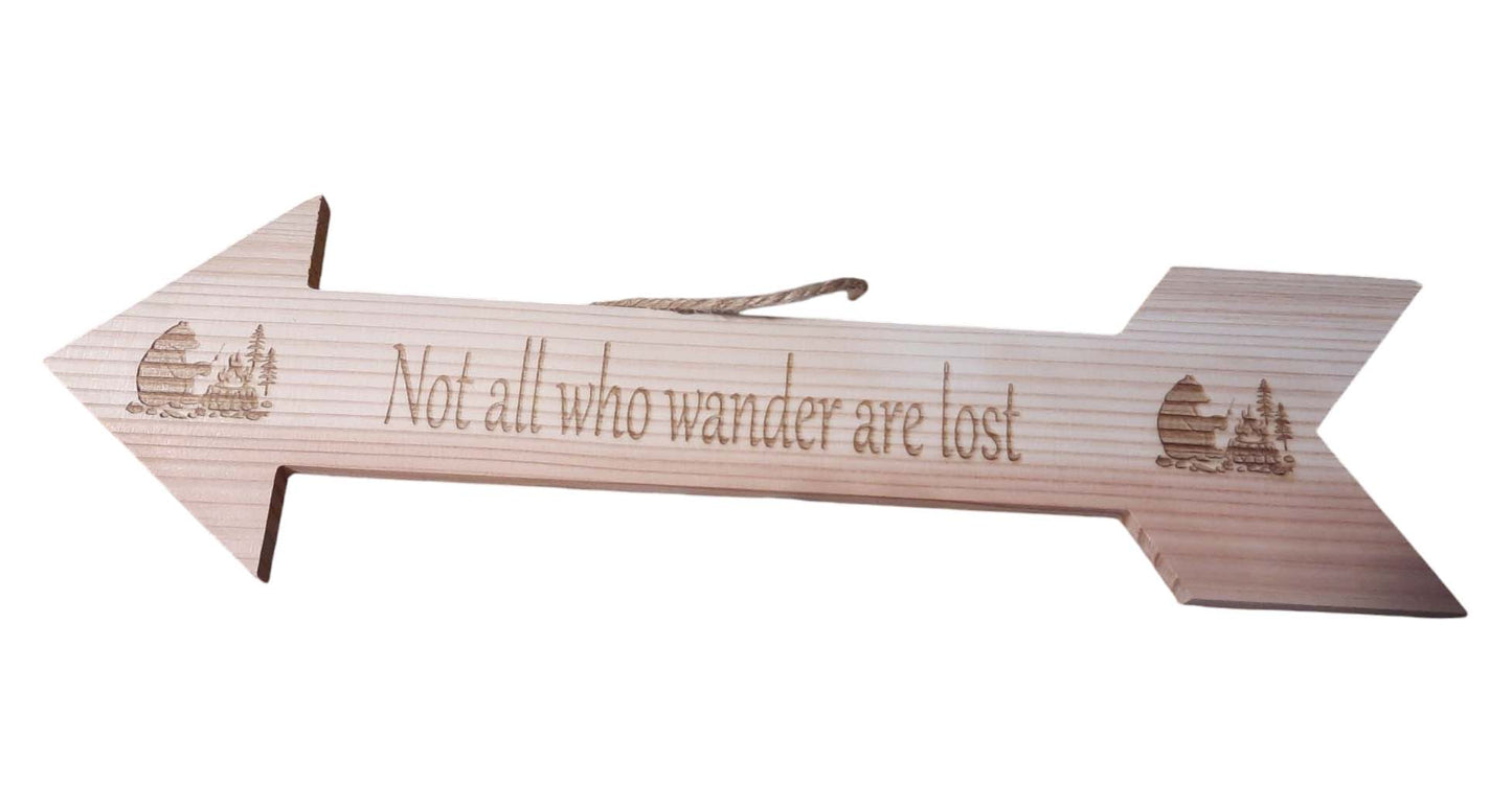 Not All Who Wander . . . . Arrow