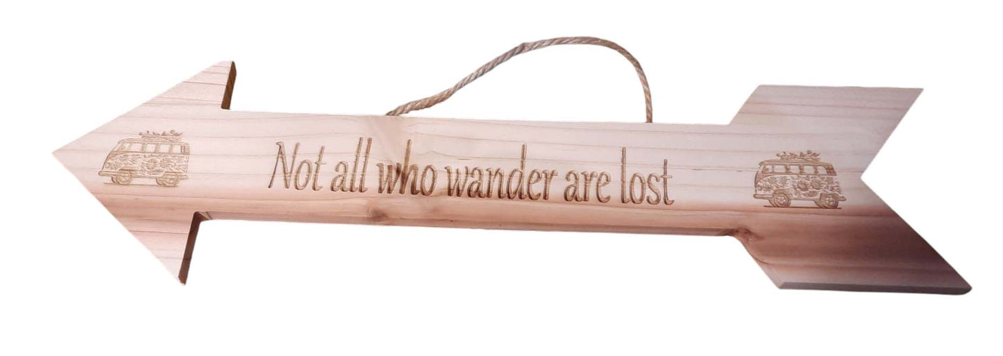 Not All Who Wander . . . . Arrow