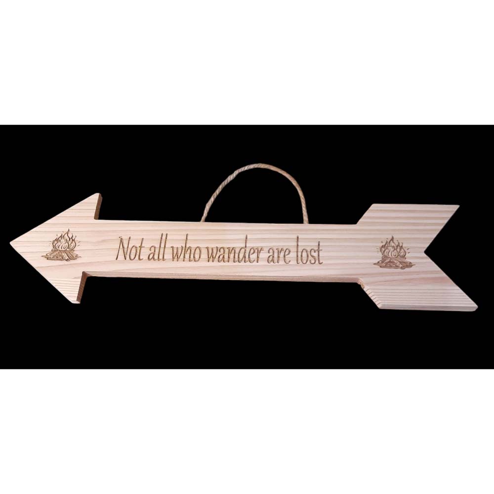 Not All Who Wander . . . . Arrow