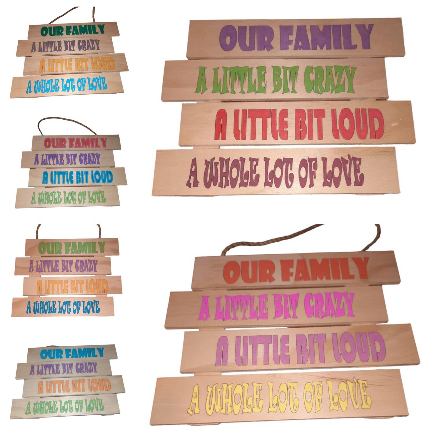 Our Family Hanging Sign