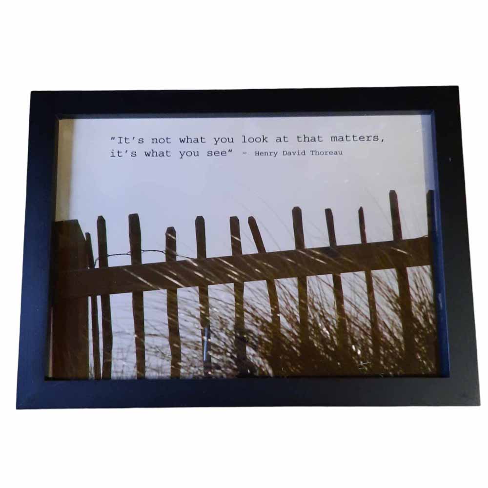 Framed Print with Slogan