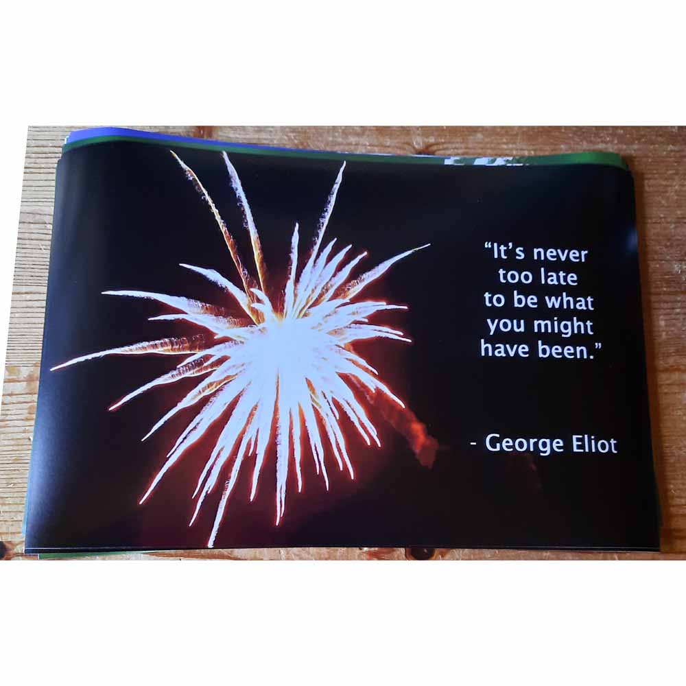 It's Never Too Late . . . . Framed Print