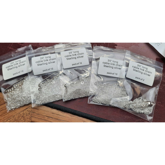 20" Cable link chains