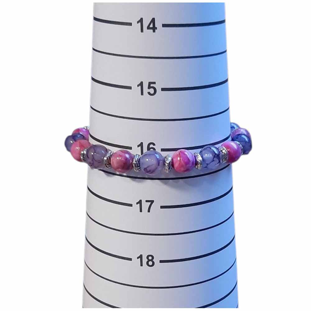 Pink & Purple Stone Bracelet