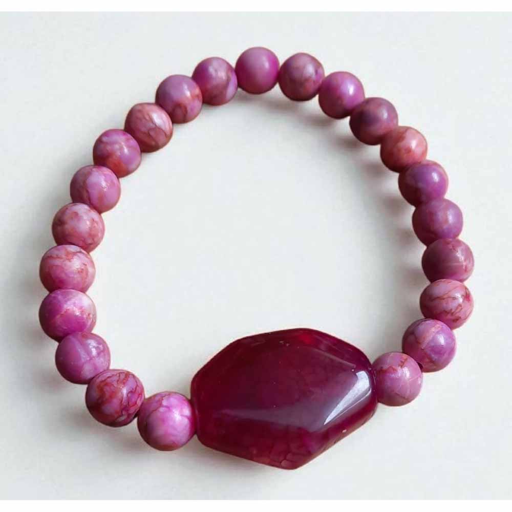 Pink Agate Bracelet