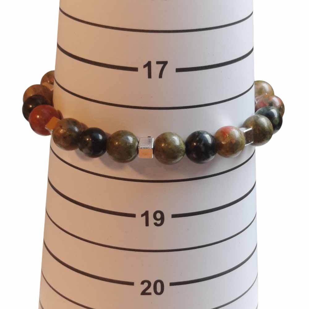 Moss Green Beaded Bracelet