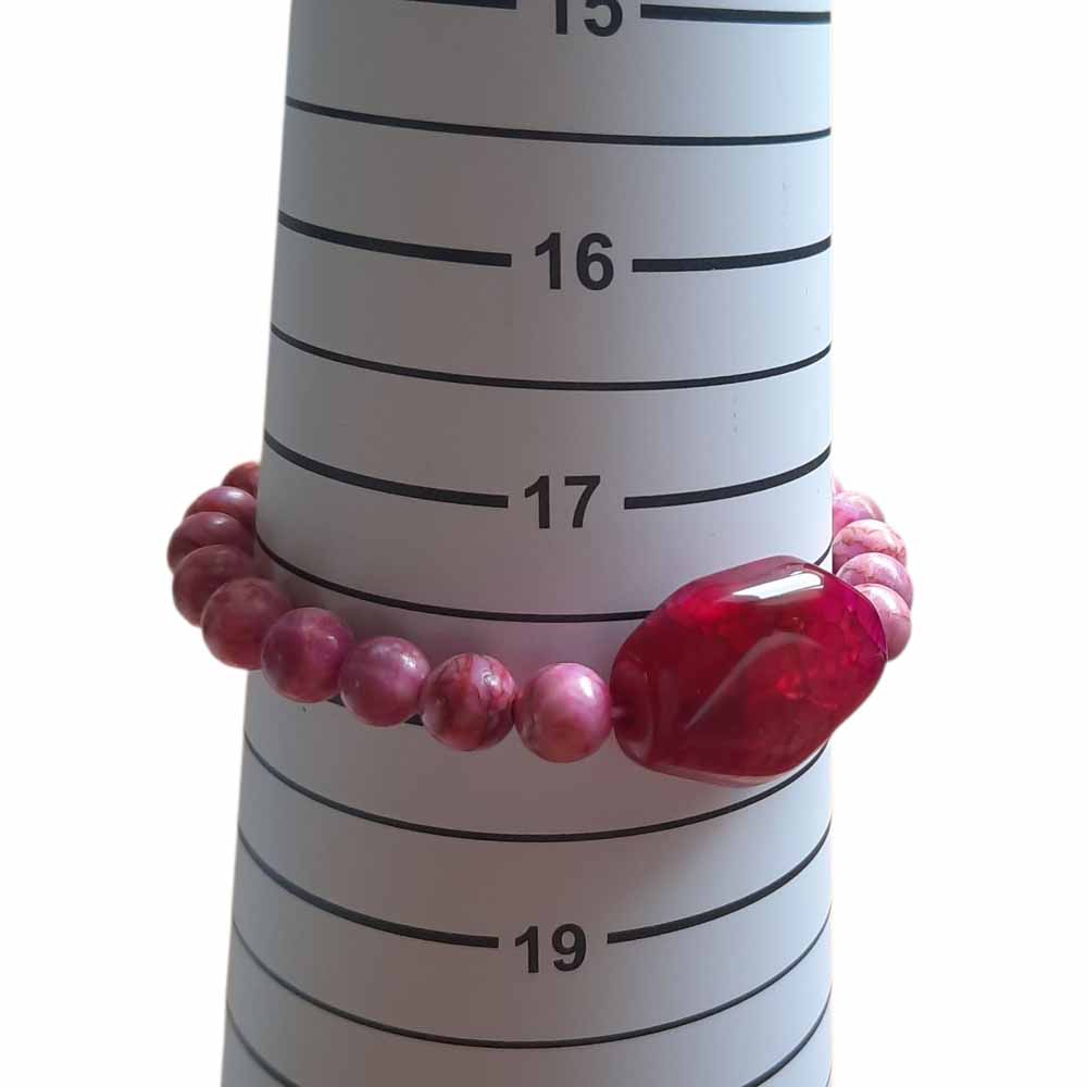 Pink Agate Bracelet