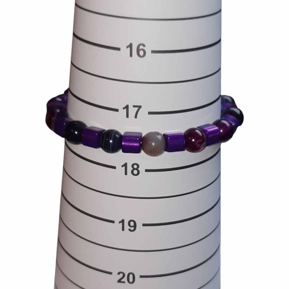 Purple Beaded Bracelet
