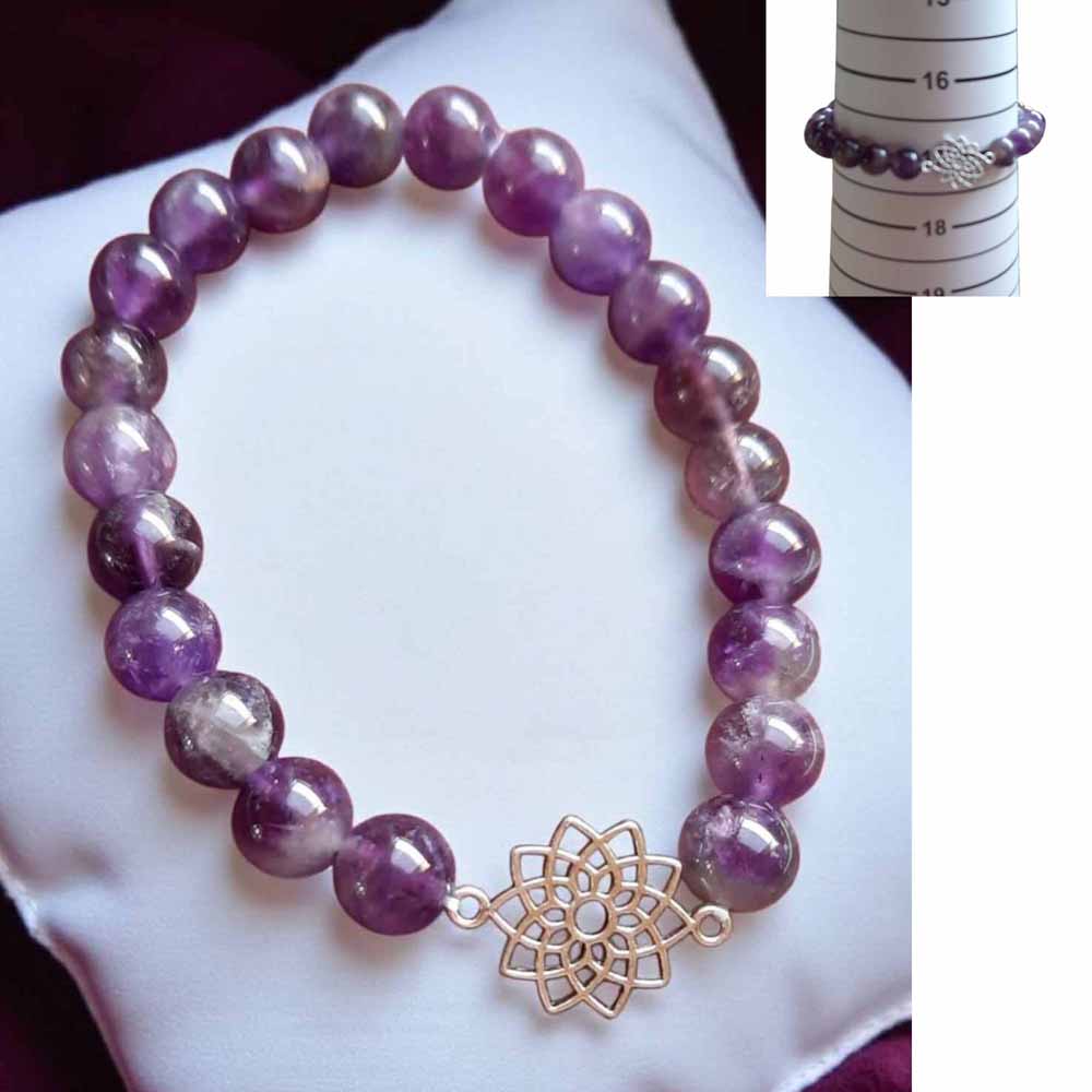 Amethyst Beaded Bracelet