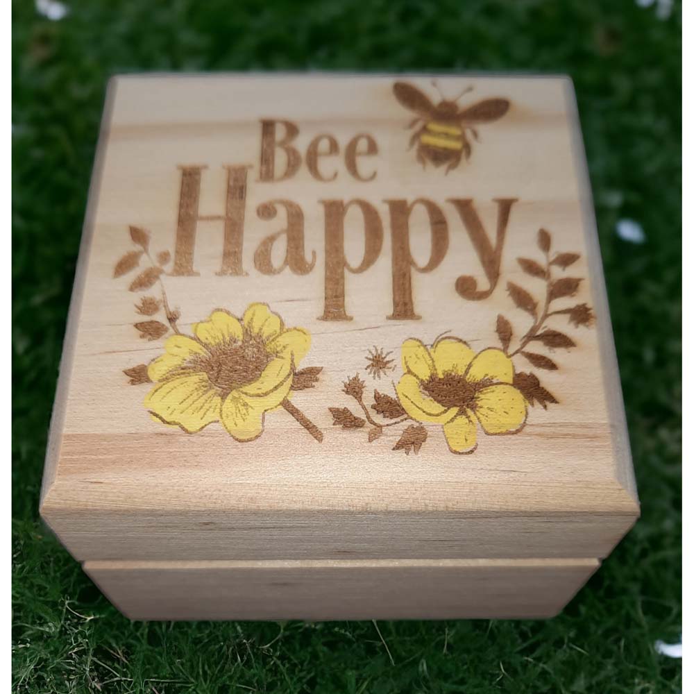 Bee Happy Trinket Boxes