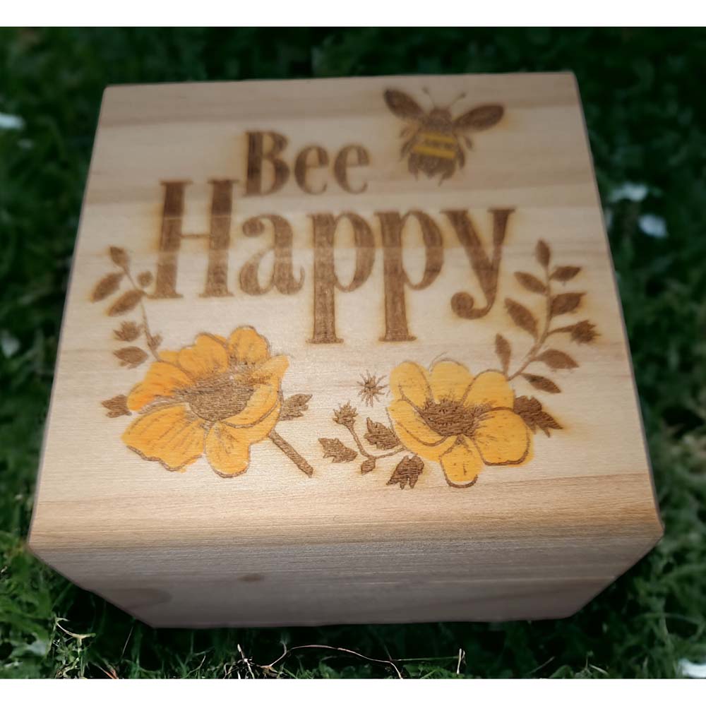 Bee Happy Trinket Boxes