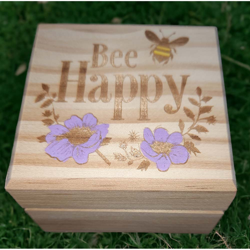 Bee Happy Trinket Boxes