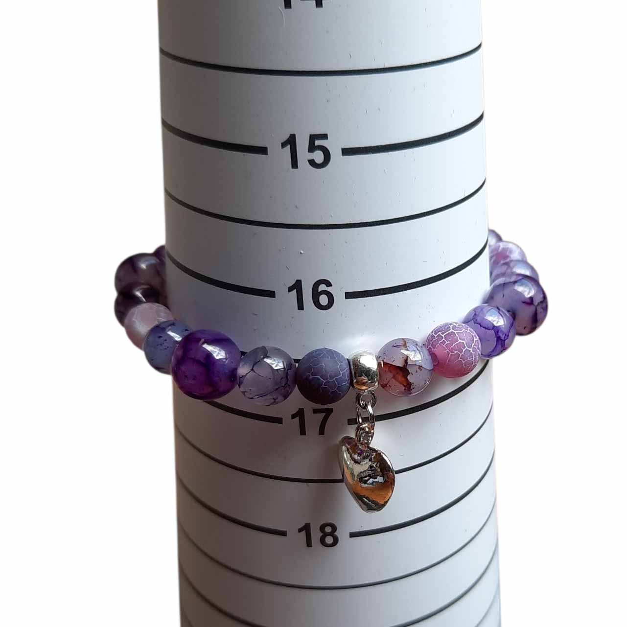 Purple Agates Bracelet
