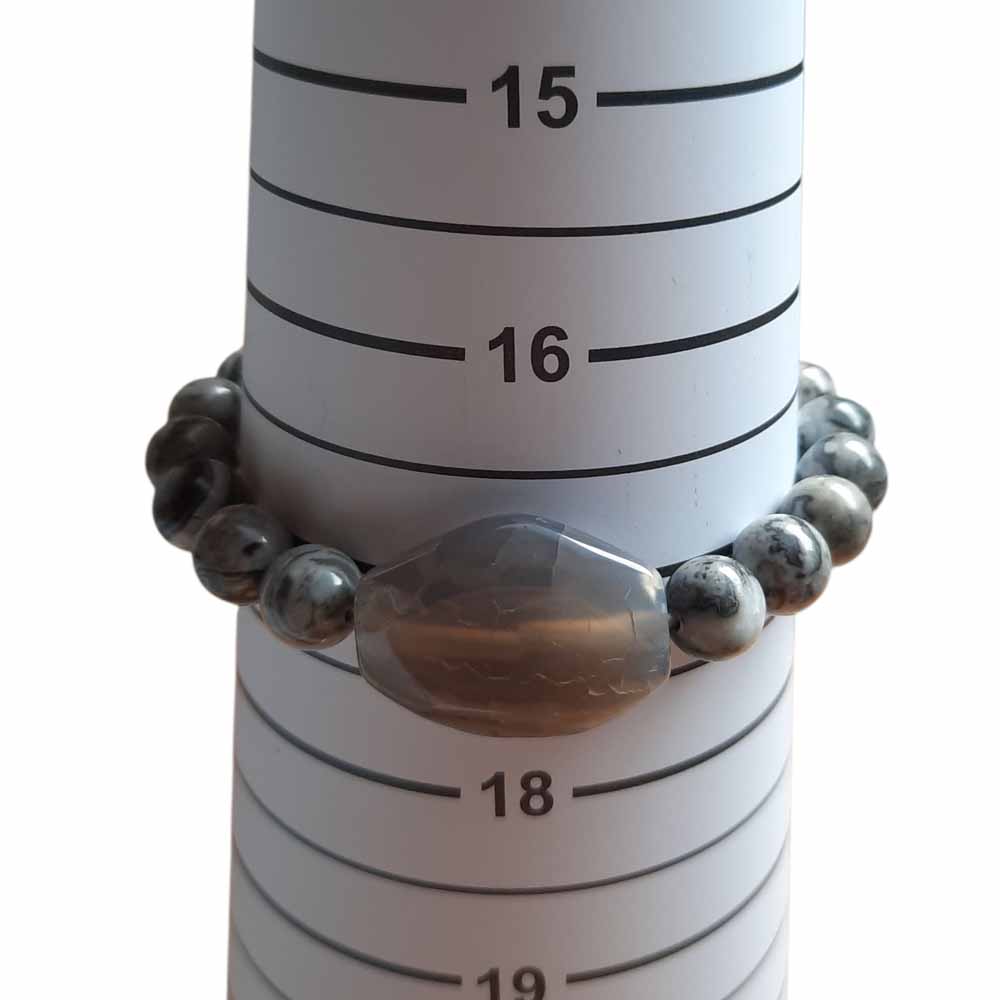 Map Jasper & Agate Bracelet