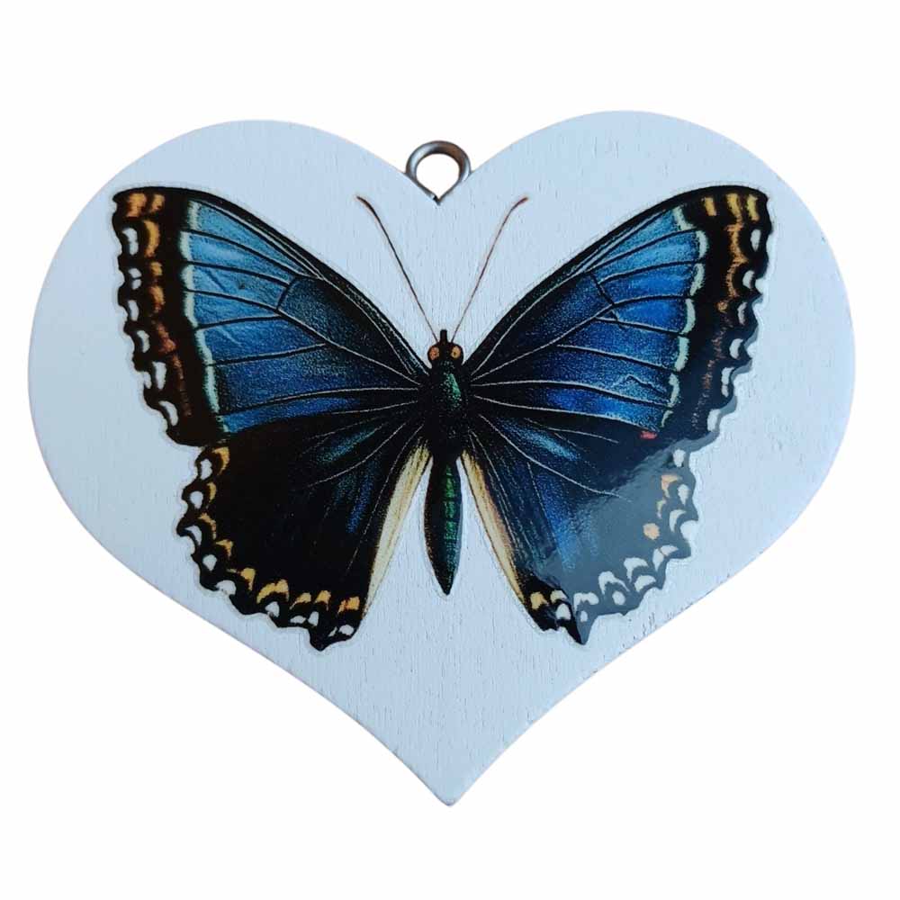 Decorative Hanging Hearts - Birds & Butterflies
