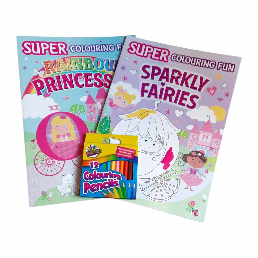 Colouring Book Bundles + Pencils