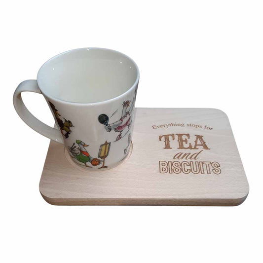 Tea & Biscuits Tray & Mug