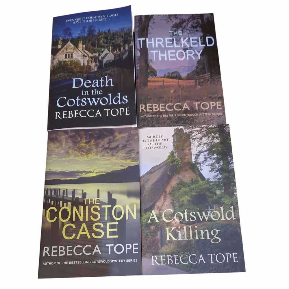 4x Rebecca Tope Crime Novels