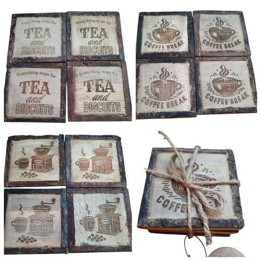 Rustic Wooden Coasters