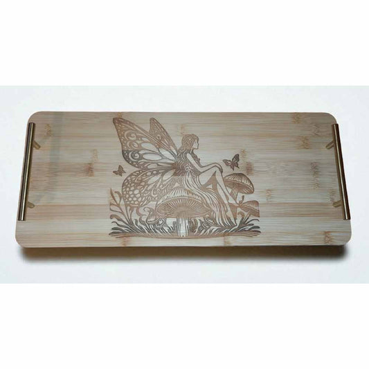 Bamboo Tray - Fairy on Toadstool