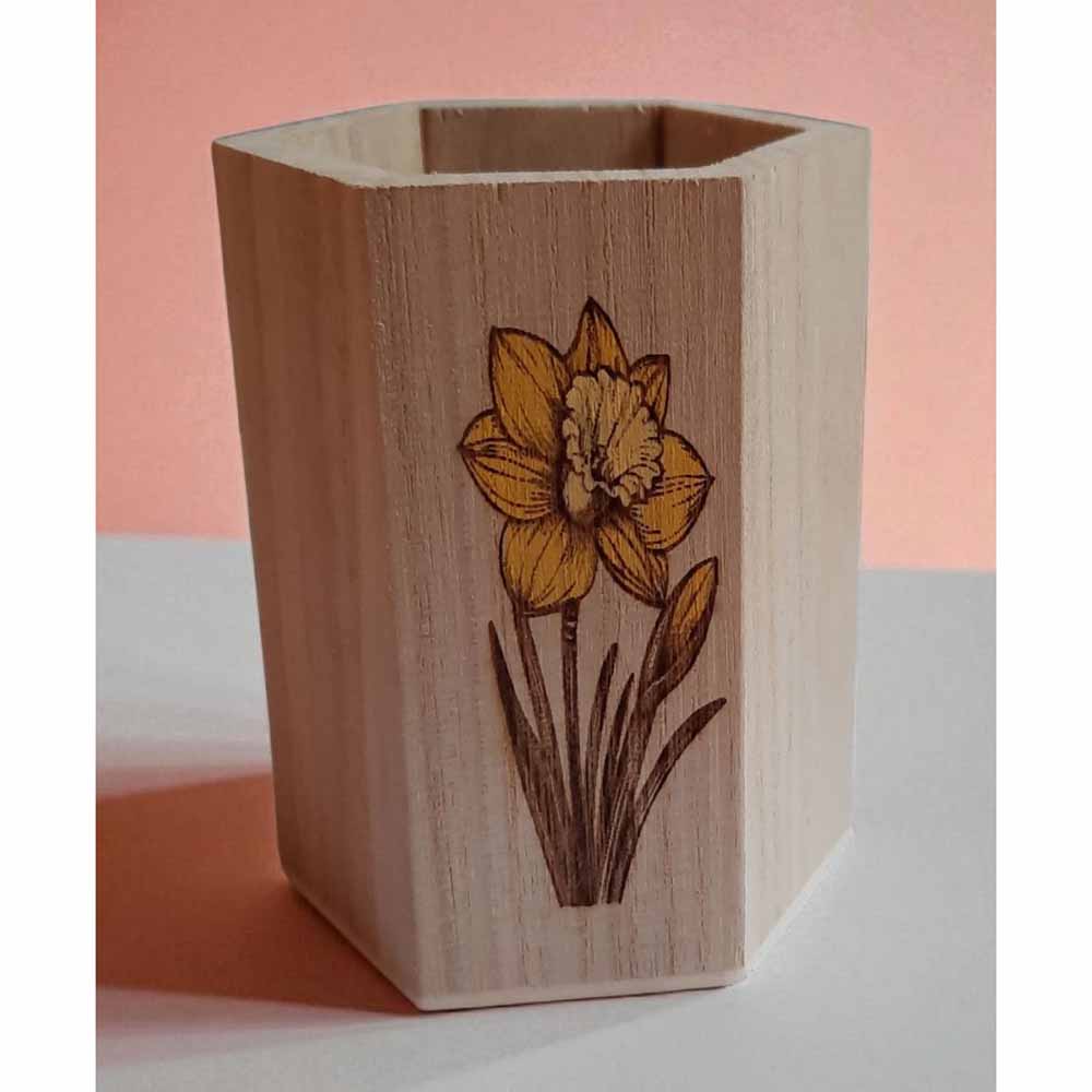 Pen Pot - Daffodils