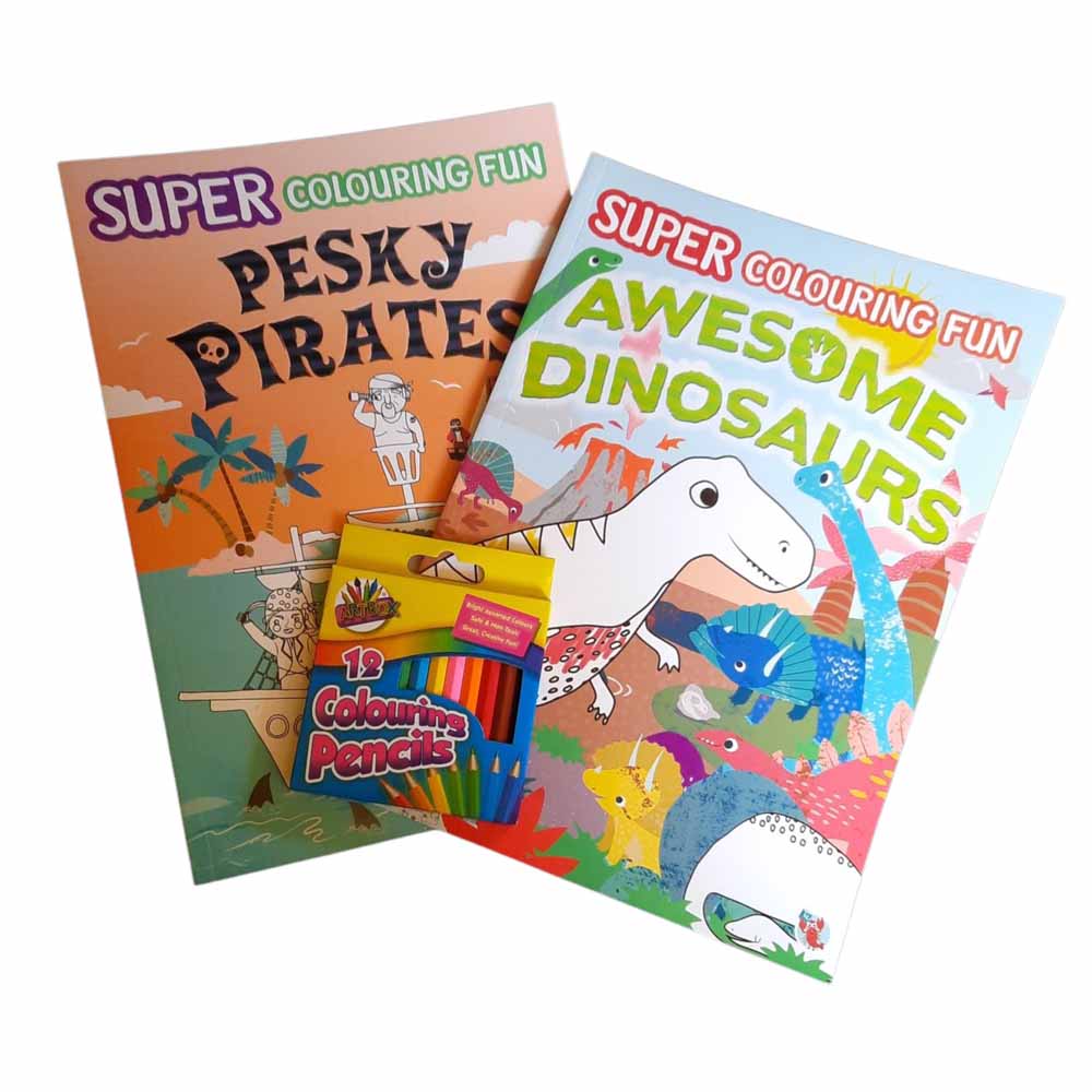 Colouring Book Bundles + Pencils