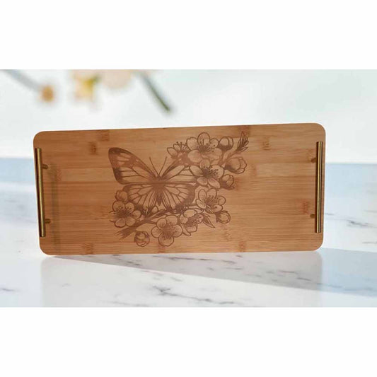 Bamboo Tray - Butterfly in Blossom