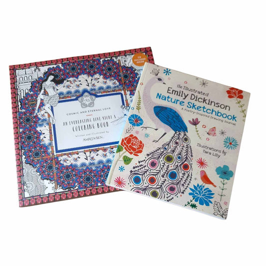 2x Grown Up Colouring Books