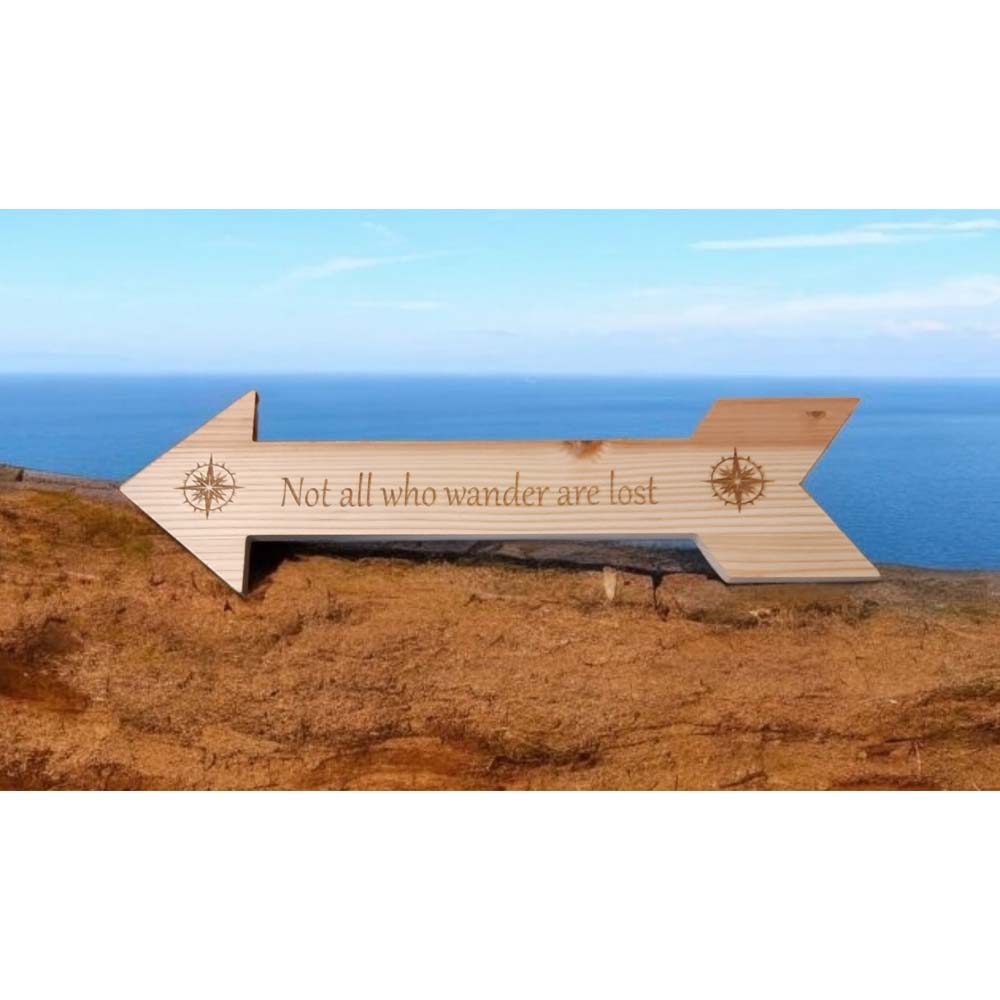 Not All Who Wander . . . . Arrow