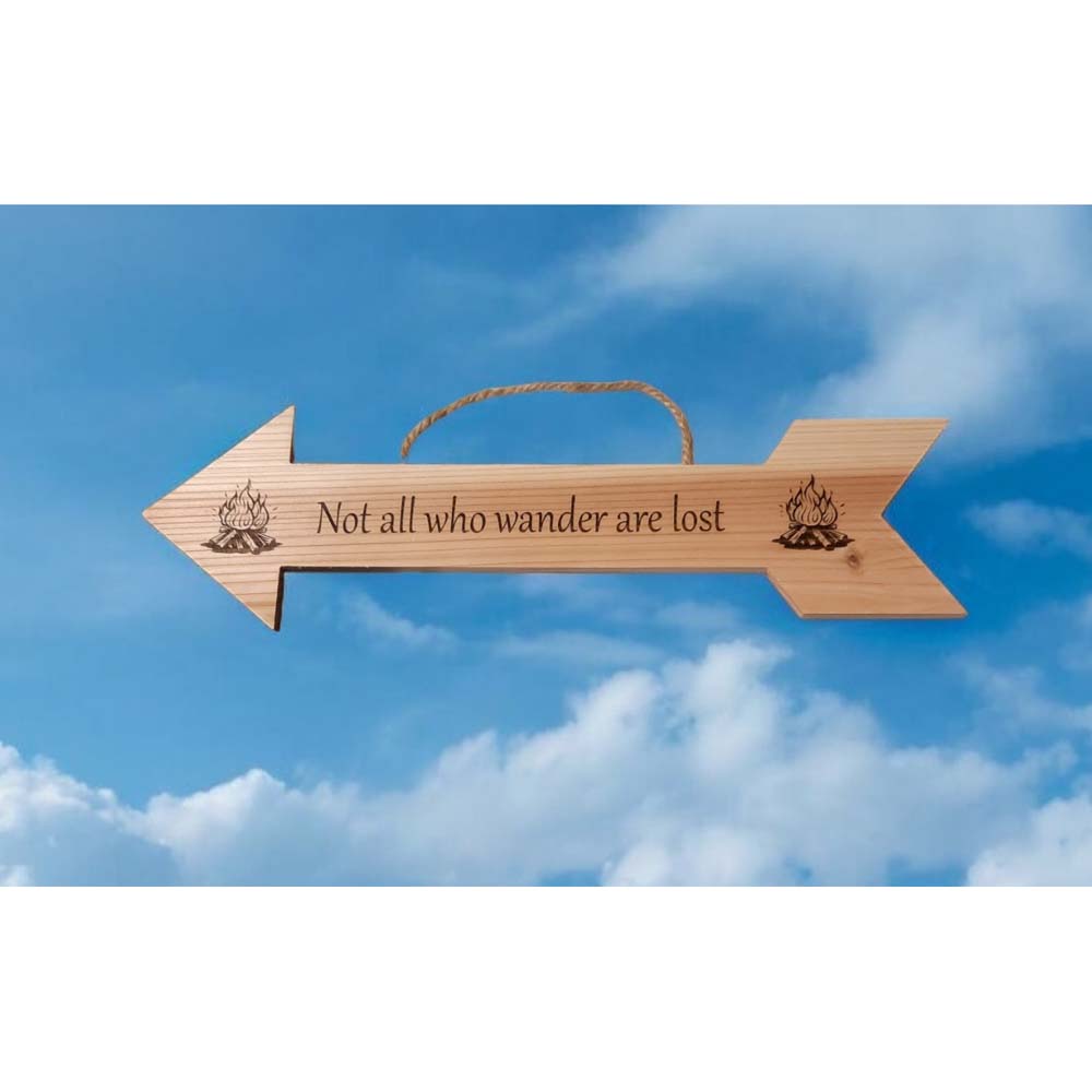 Not All Who Wander . . . . Arrow