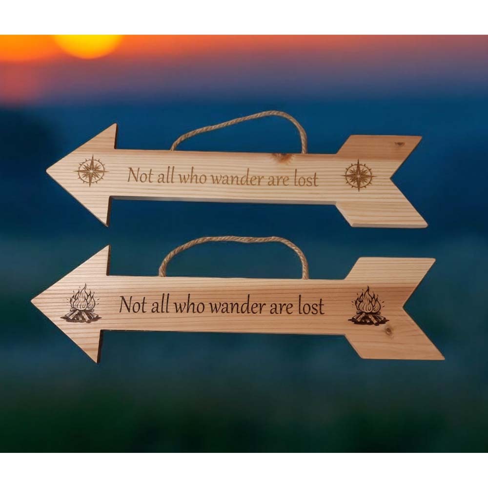 Not All Who Wander . . . . Arrow