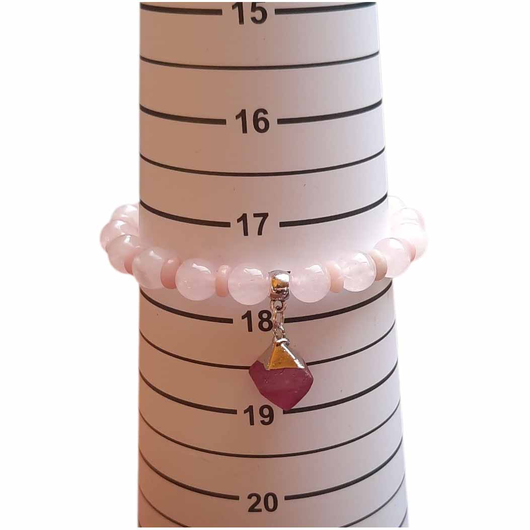 Rose Quartz Beaded Bracelet