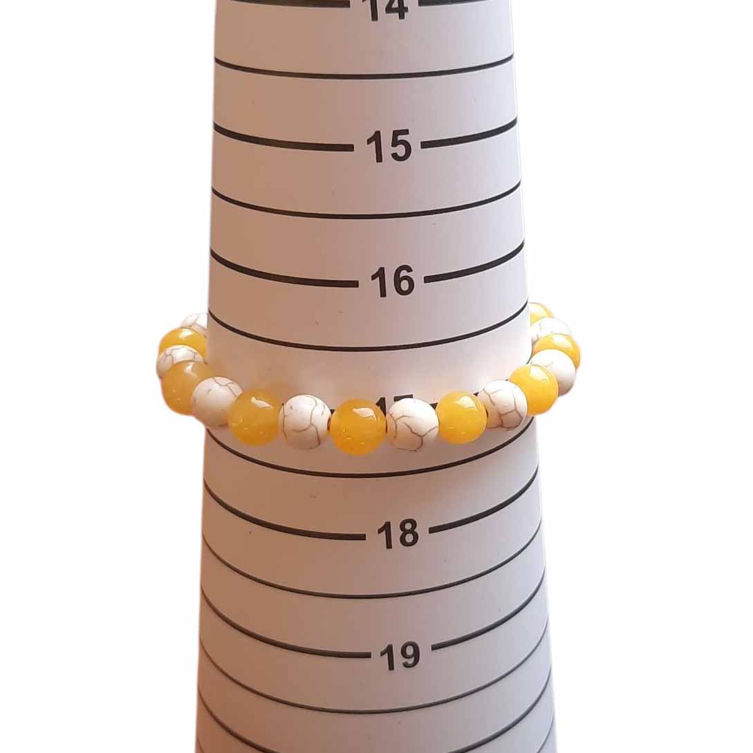 Yellow & Cream Bracelet
