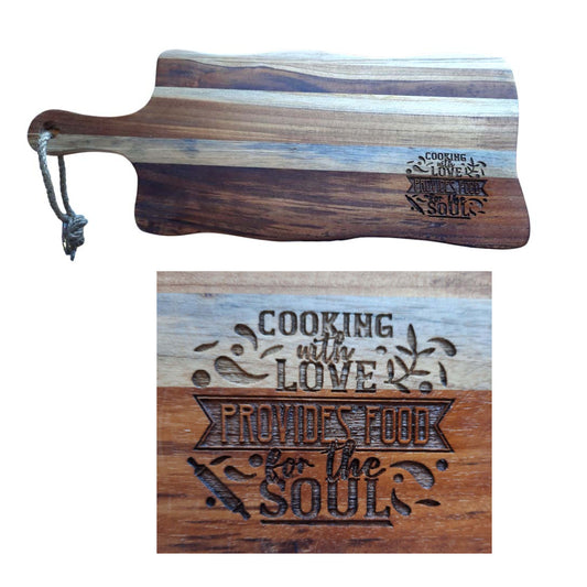Chopping Board:  Cooking with Love