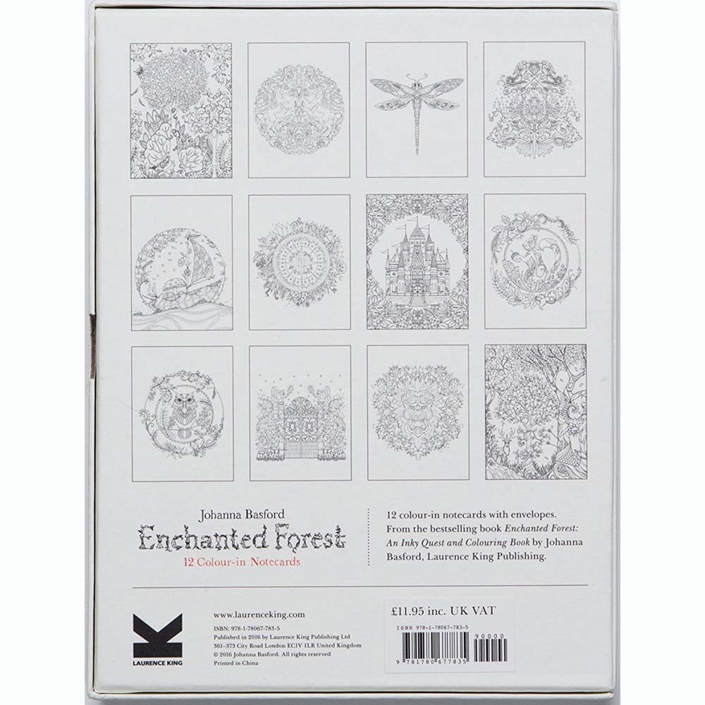 Enchanted Forest Colour in Notecards