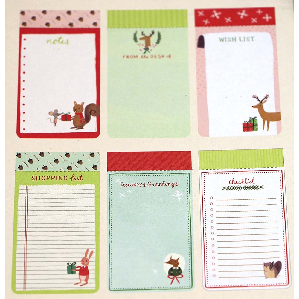 Happy Holidays List Pad / Notepad