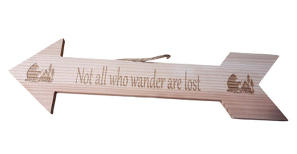 Not All Who Wander . . . .   Arrow