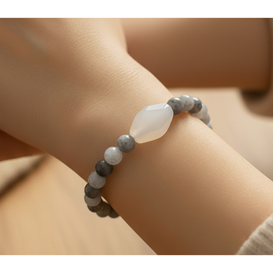 Grey Stone Bracelet
