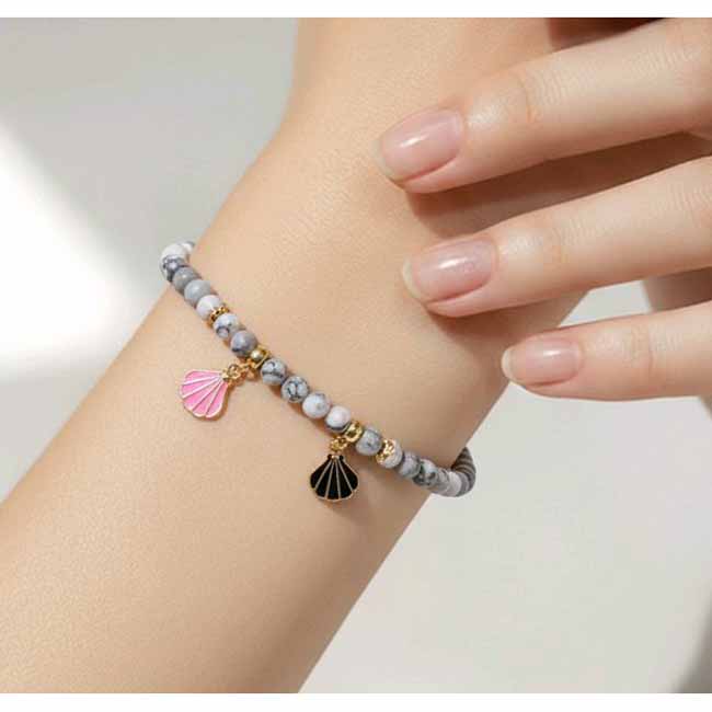Seashell Charm Bracelet