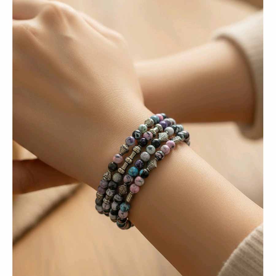 Set of 4 Stacking Bracelets