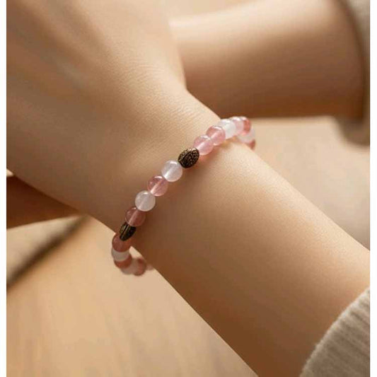 Pink Quartz Bracelet