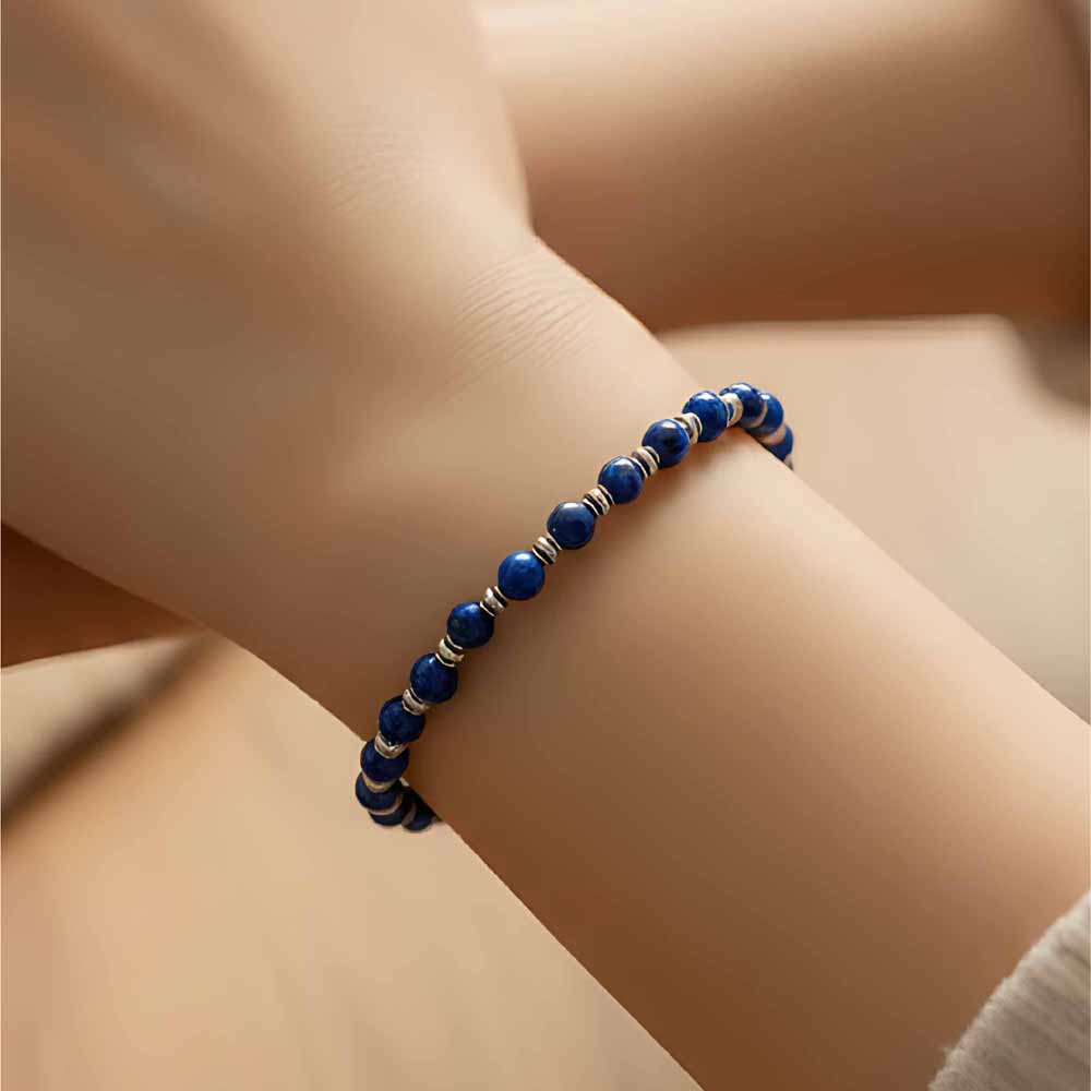 Blue Mosaic Quartz Bracelet