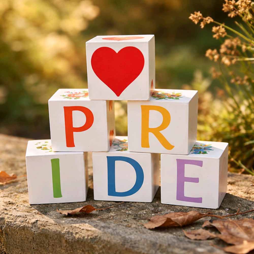 PRIDE Decorative Wooden Blocks