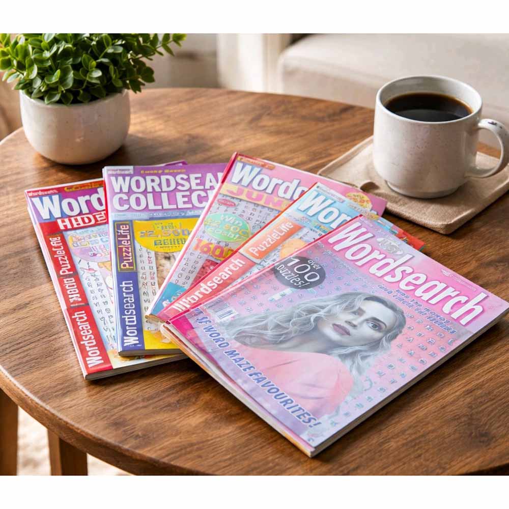 5x Word Search Magazines