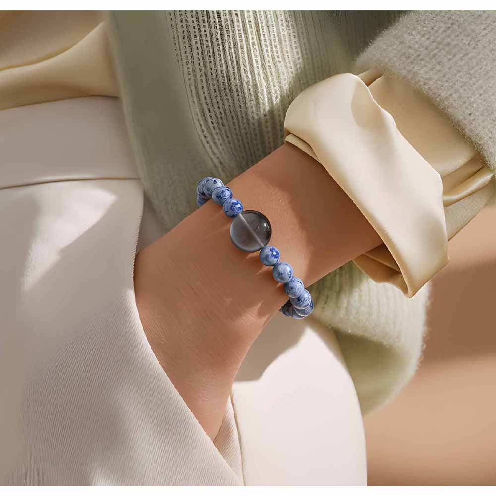 Sodalite Bracelet with Feature Bead