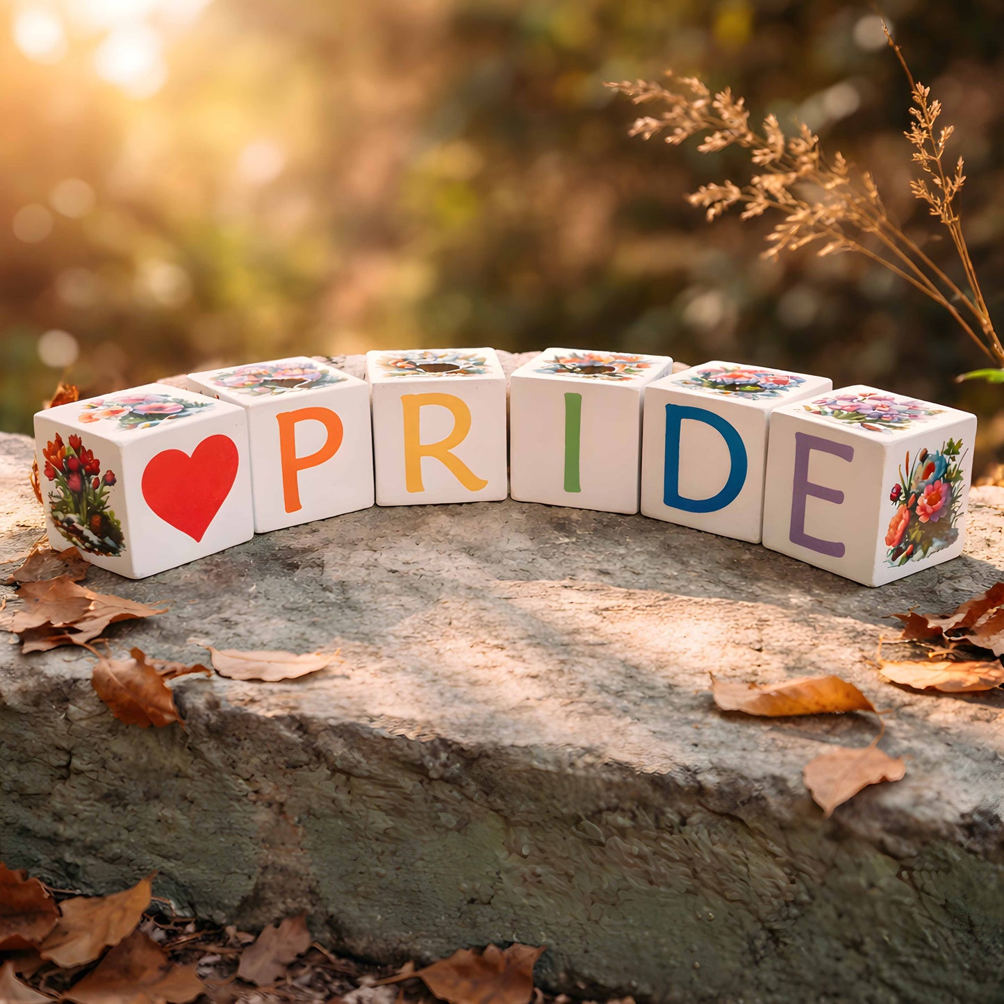 PRIDE Decorative Wooden Blocks