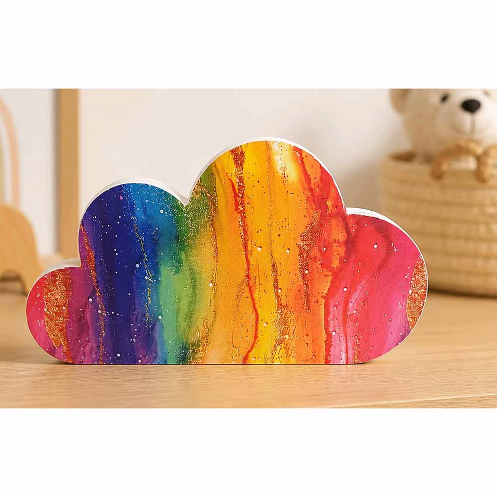 Multi Colour Cloud Decor