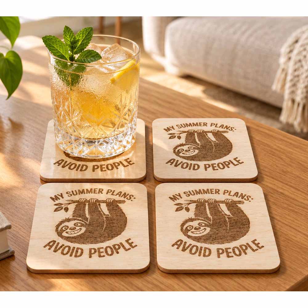 Sloth Coasters