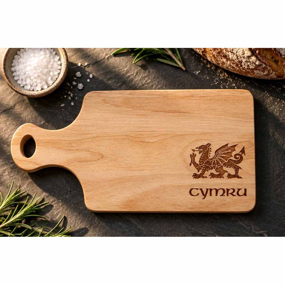 Chopping Board - Cymru & Dragon
