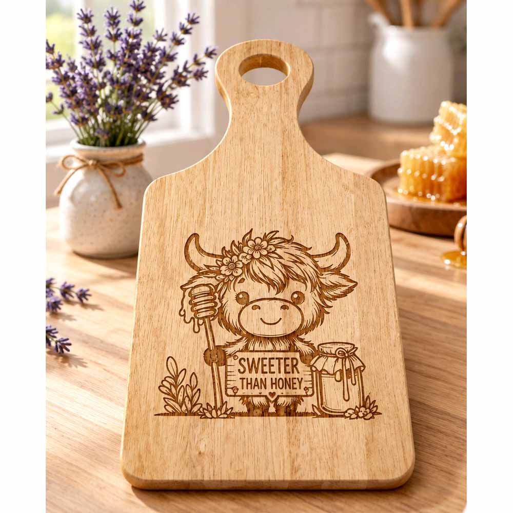 Highland Cow Chopping Board